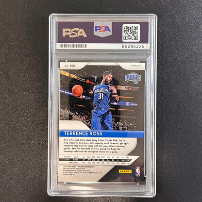 2018-19 Panini Prizm #149 Terrence Ross Signed Card AUTO PSA Slabbed Magic