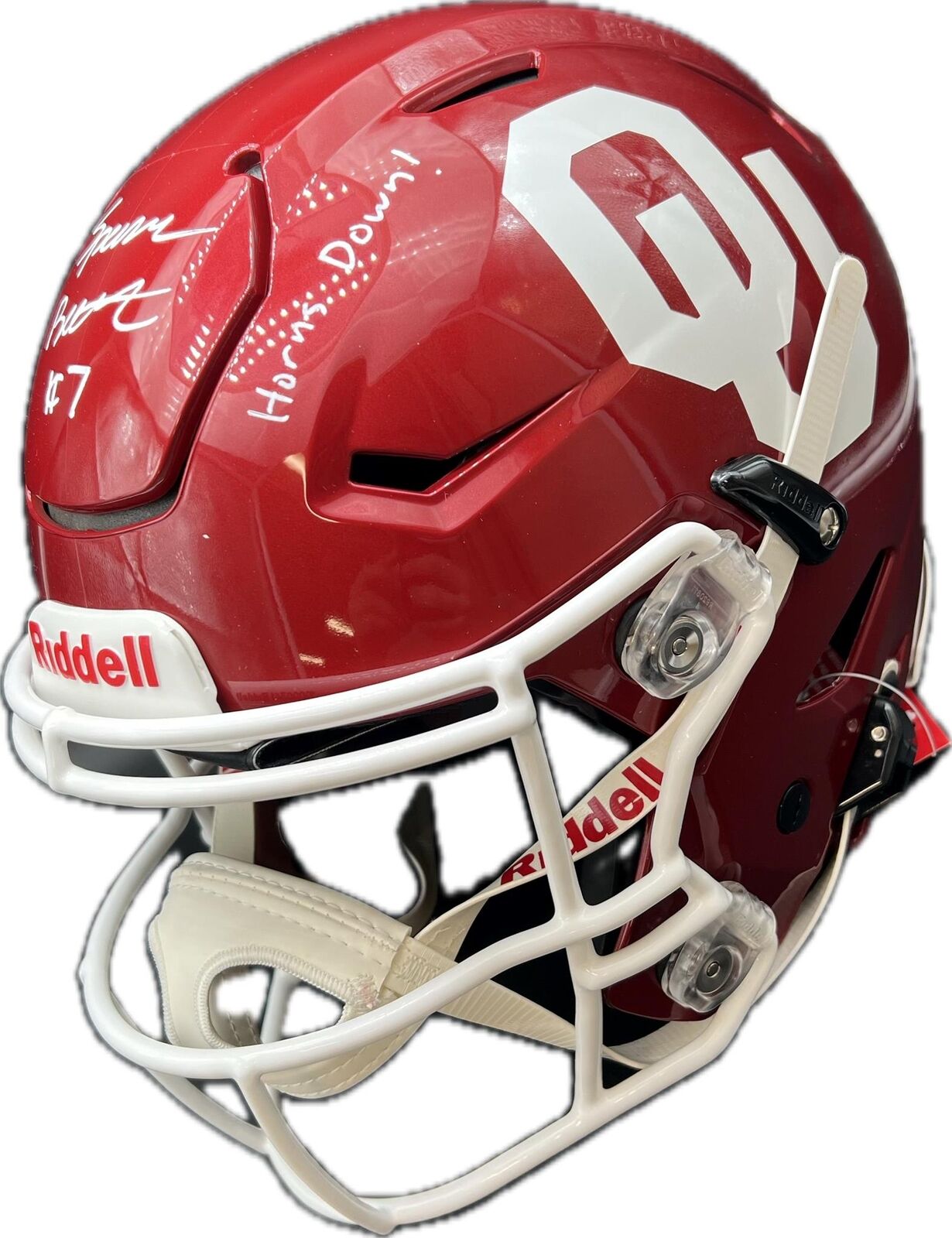 Spencer Rattler Signed Full Size Riddell Helmet PSA/DNA Oklahoma Sooners Autogra