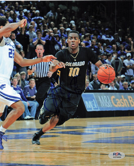 Alec Burks Signed 8x10 Photo PSA Colorado Buffaloes