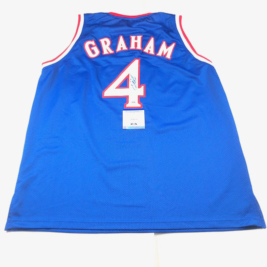 Devonte Graham signed jersey PSA/DNA Kansas Jayhawks Autographed