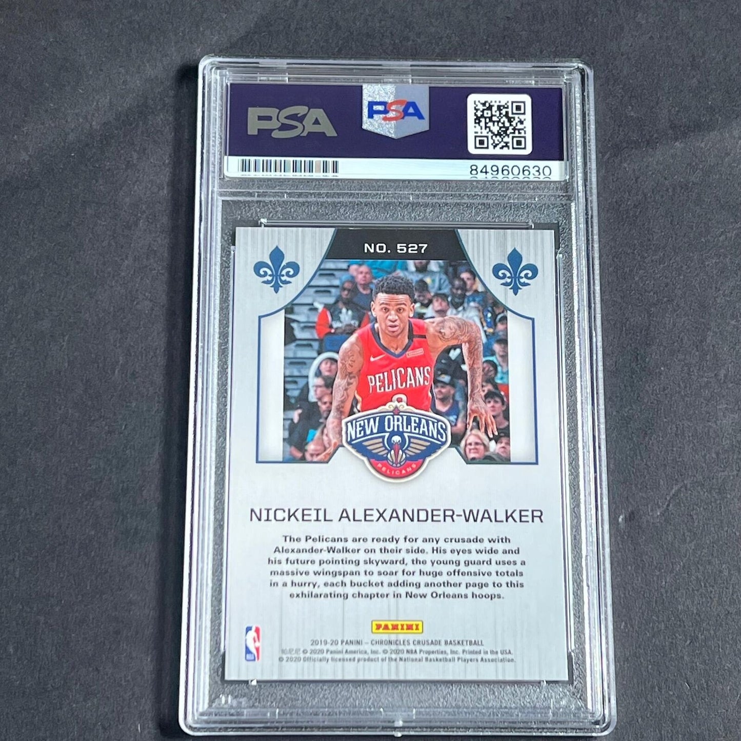 2019-20 Panini Chronicles Crusade #527 Nickeil Alexander-Walker Signed Card AUTO