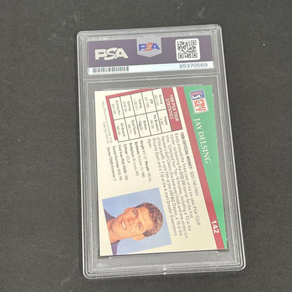 1990 PGA Tour Pro Set #142 Jay Delsing Signed Card PSA/DNA Autographed Slabbed G