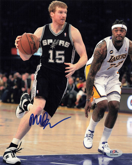 Matt Bonner signed 8x10 photo PSA/DNA San Antonio Spurs Autographed