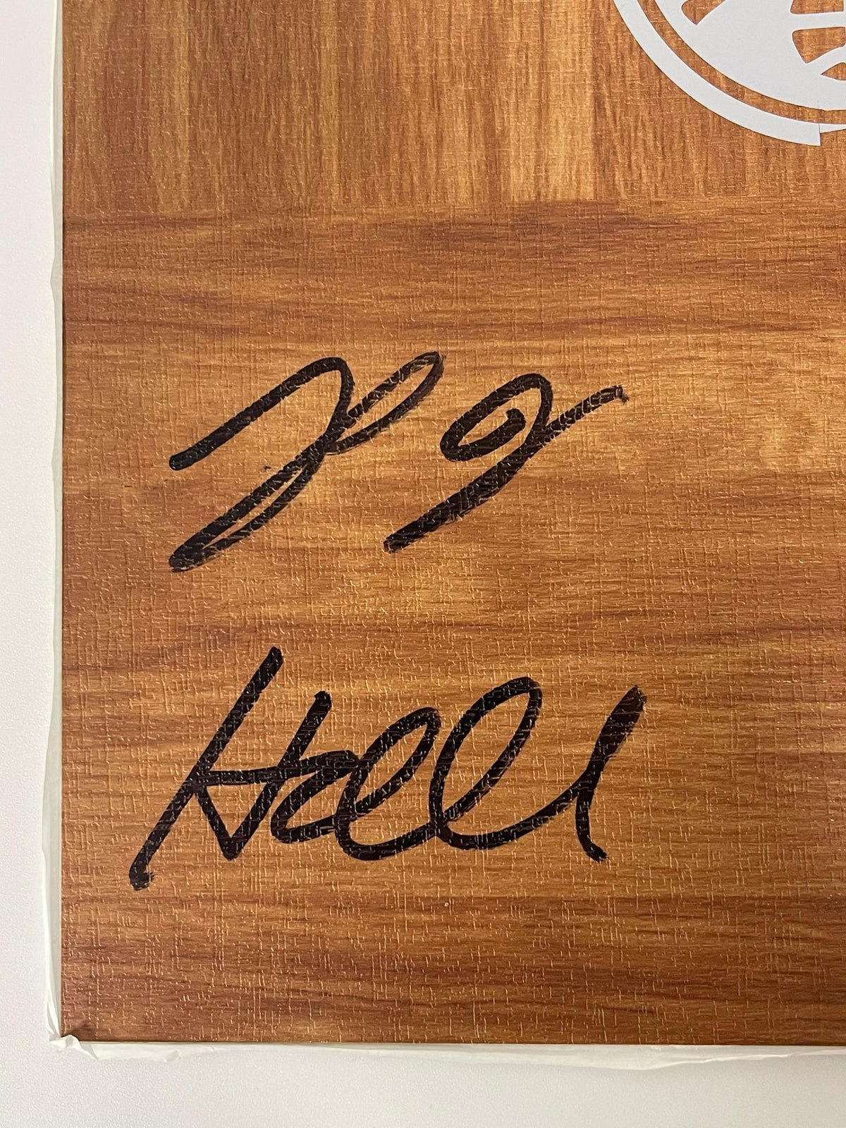 PJ Hall Signed Floorboard PSA/DNA Autographed Denver Nuggets