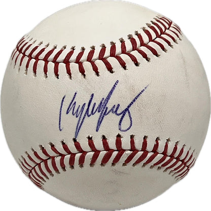 Kyle Young signed baseball PSA/DNA autographed Phillies