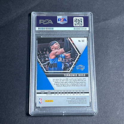 2019-20 Panini Mosaic #52 Terrence Ross Signed Card AUTO PSA/DNA Slabbed Magic