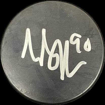 Tyler Johnson  Signed Hockey Puck PSA Tampa Bay Lightning