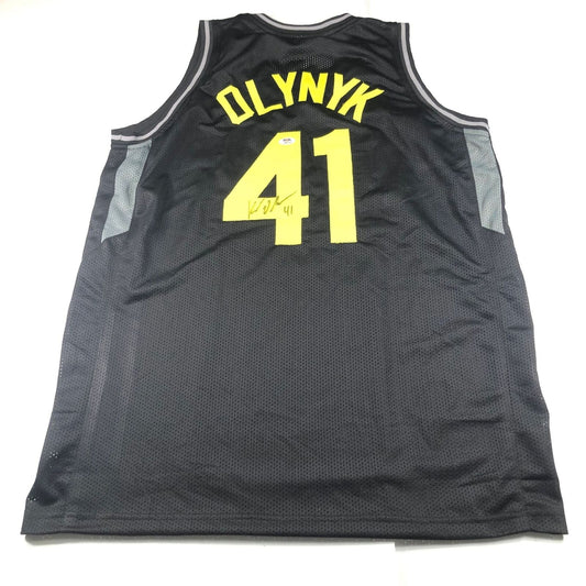 Kelly Olynyk Signed Jersey PSA/DNA Utah Jazz Autographed