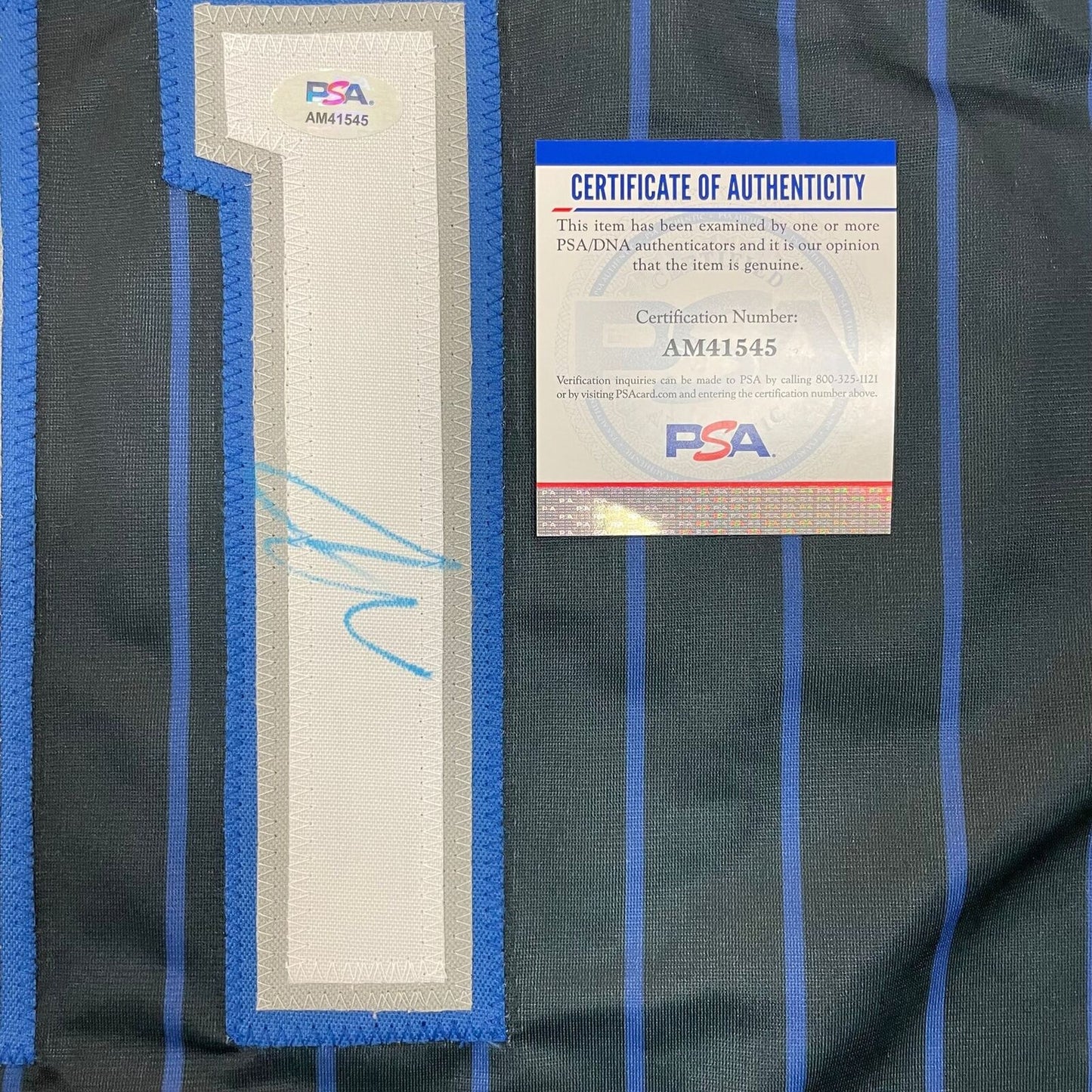 Mo Bamba signed jersey PSA/DNA Orlando Magic Autographed