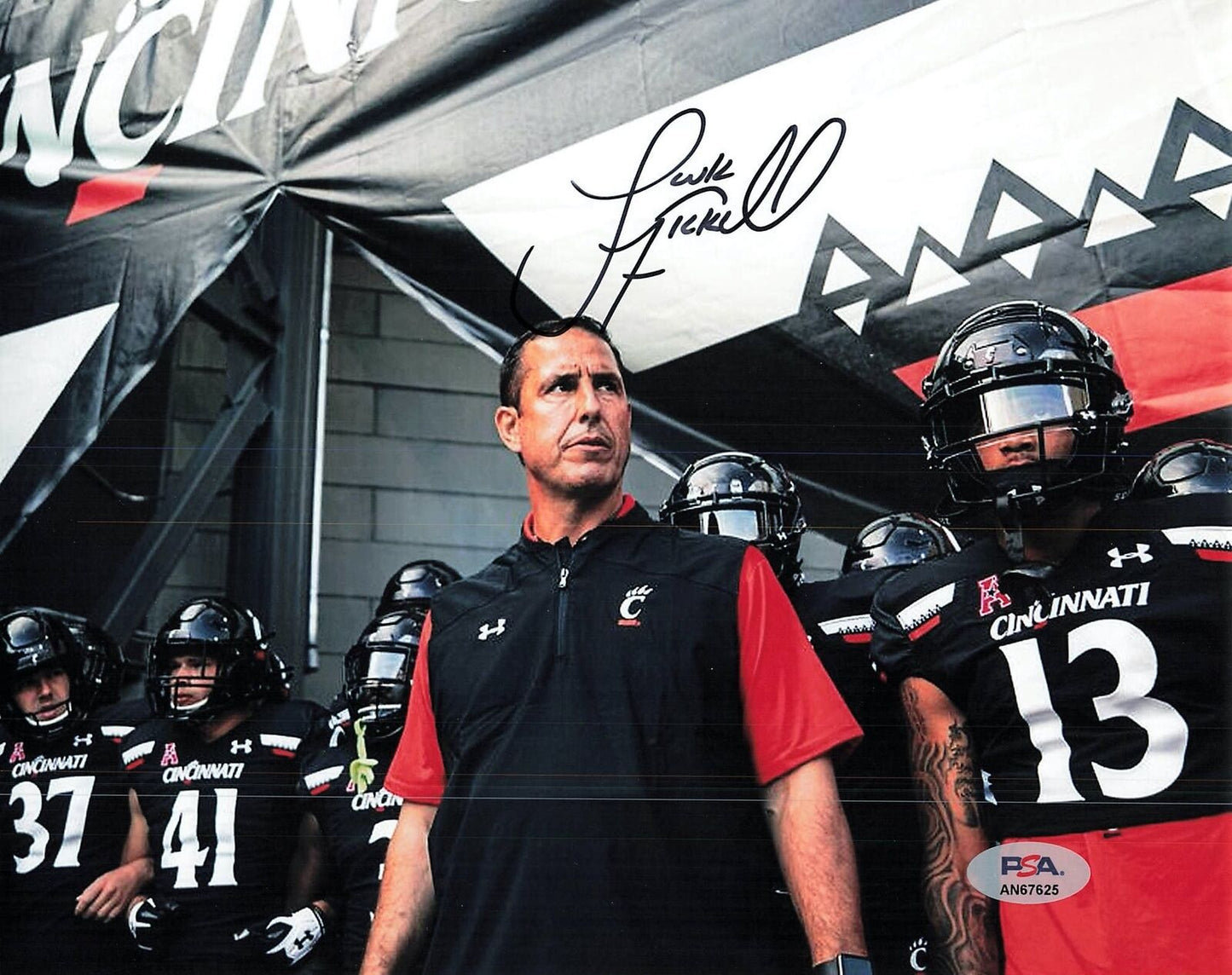 Luke Fickell signed 8x10 photo PSA/DNA Autographed Football Coach