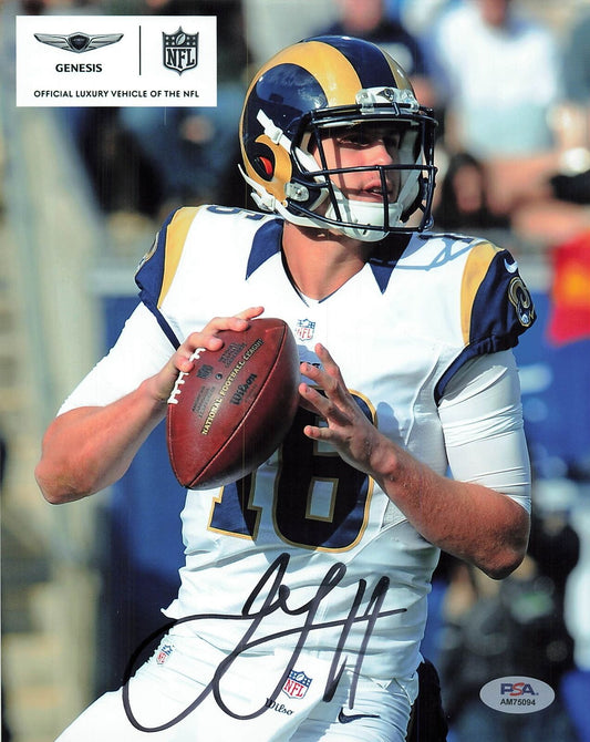 Jared Goff signed 8x10 photo PSA/DNA Detroit Lions Autographed