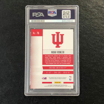 2016-17 Contenders Draft Picks #75 Noah Vonleh Signed Card AUTO PSA/DNA Slabbed