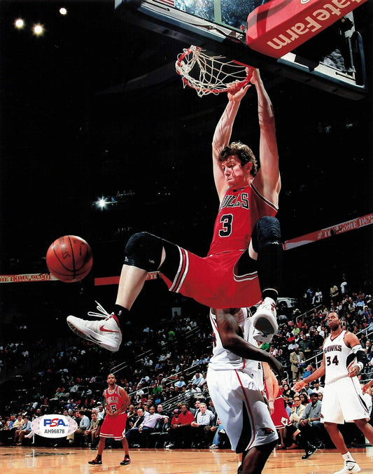 Omer Asik signed 8x10 photo PSA/DNA Chicago Bulls Autographed