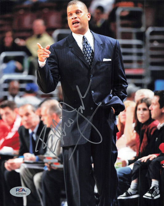 Eddie Jordan signed 8x10 photo PSA/DNA 76ers Autographed