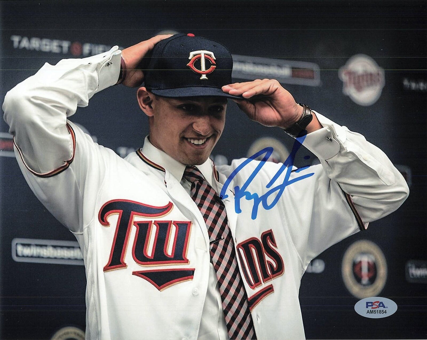 ROYCE LEWIS signed 8x10 photo PSA/DNA Minnesota Twins Autographed