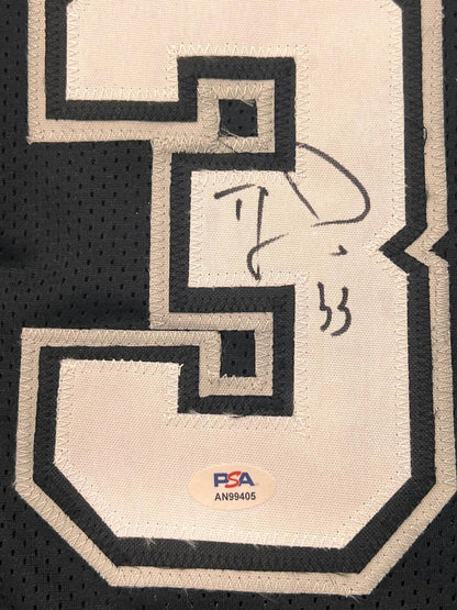 TRE JONES signed jersey PSA/DNA San Antonio Spurs Autographed