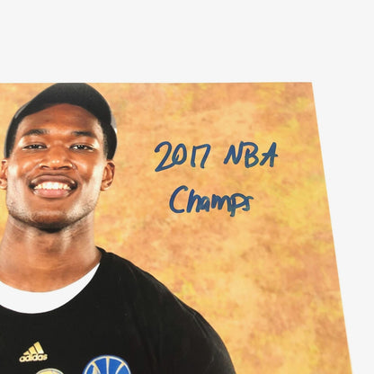 Damian Jones signed 11x14 Photo PSA/DNA Golden State Warriors Autographed