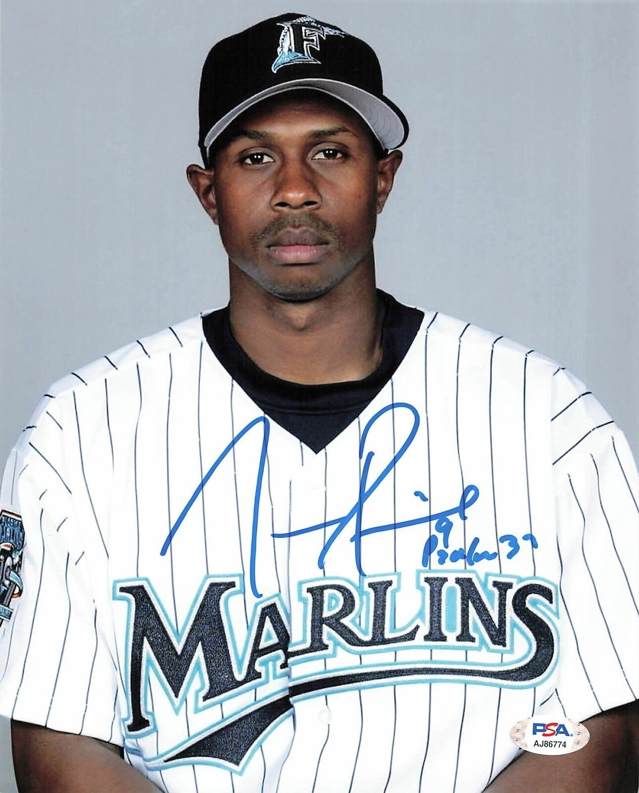 JUAN PIERRE signed 8x10 photo PSA/DNA Florida Miami Marlins Autographed