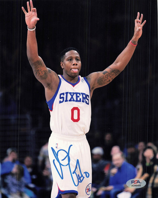 Isaiah Canaan Signed 8x10 photo PSA/DNA Autographed Basketball Philadelphia 76er