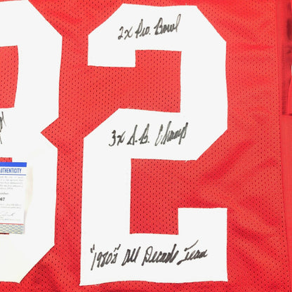 John Taylor Signed Jersey PSA/DNA JSA San Francisco 49ers Autographed