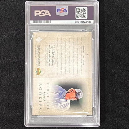 2004 Upper Deck #47 Hunter Mahan signed card AUTO PSA/DNA Autographed GOLF