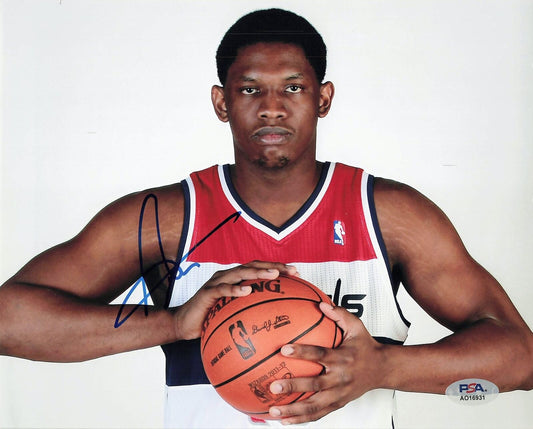 KEVIN SERAPHIN signed 8x10 photo PSA/DNA Washington Wizards Autographed