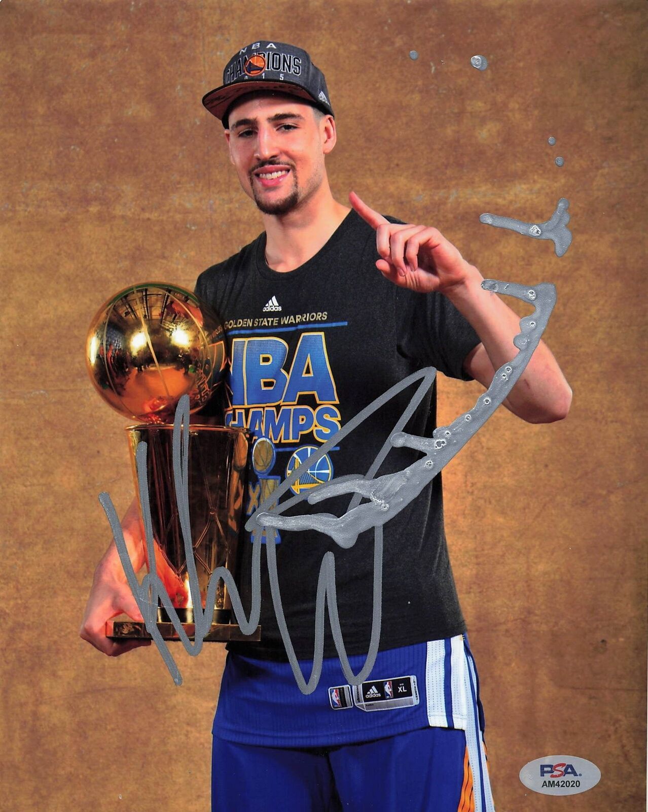 Klay Thompson signed 8x10 photo PSA/DNA Golden State Warriors Autographed