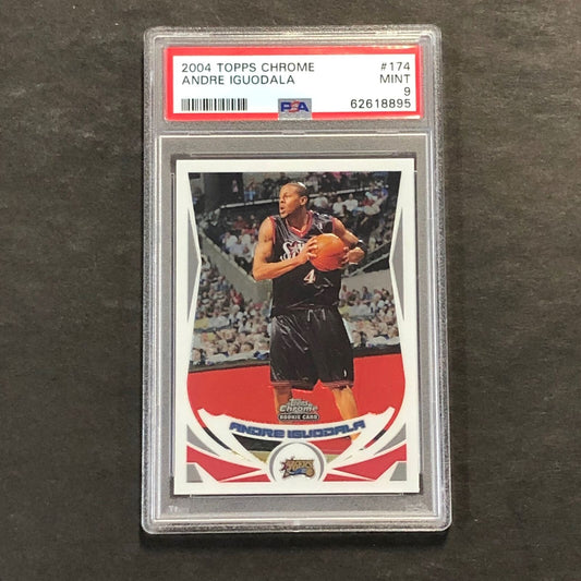 2004 Topps Chrome #174 Andrew Iguodala PSA 9 MINT