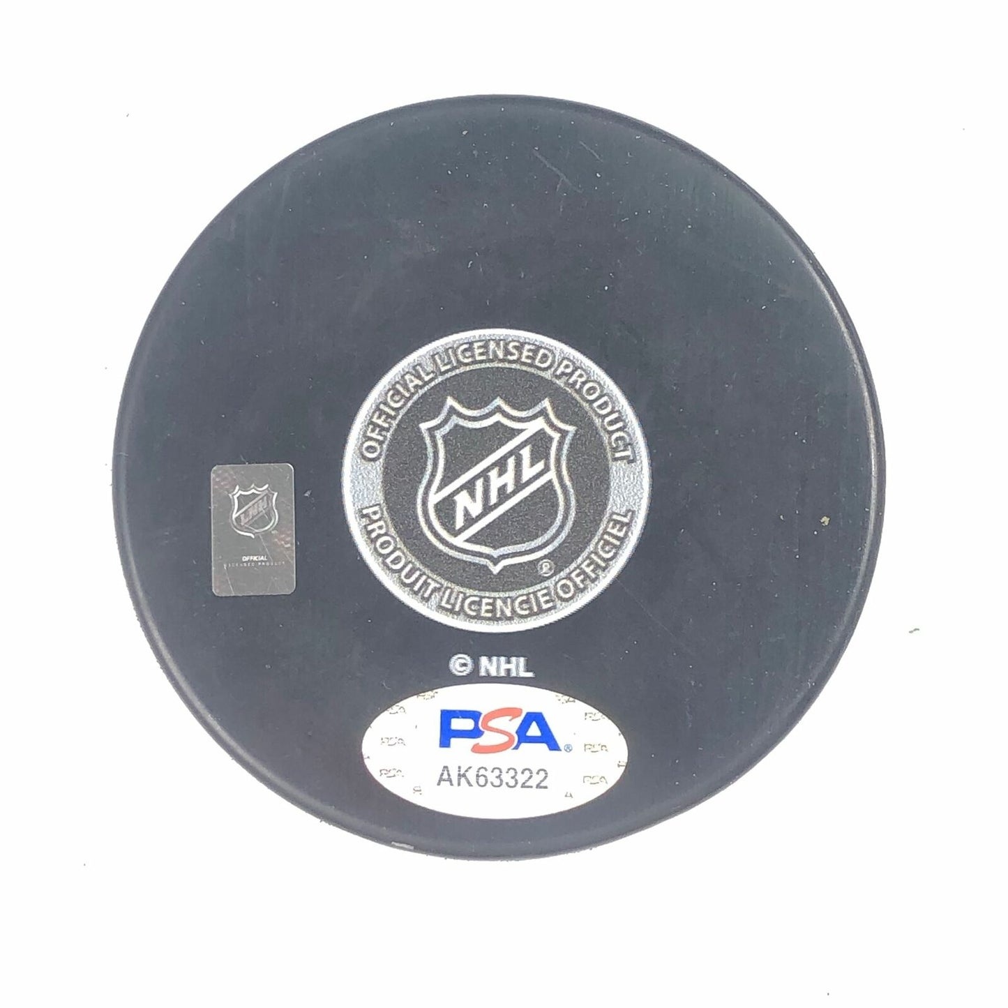 CALVIN de HAAN signed Hockey Puck PSA/DNA Chicago Blackhawks Autographed