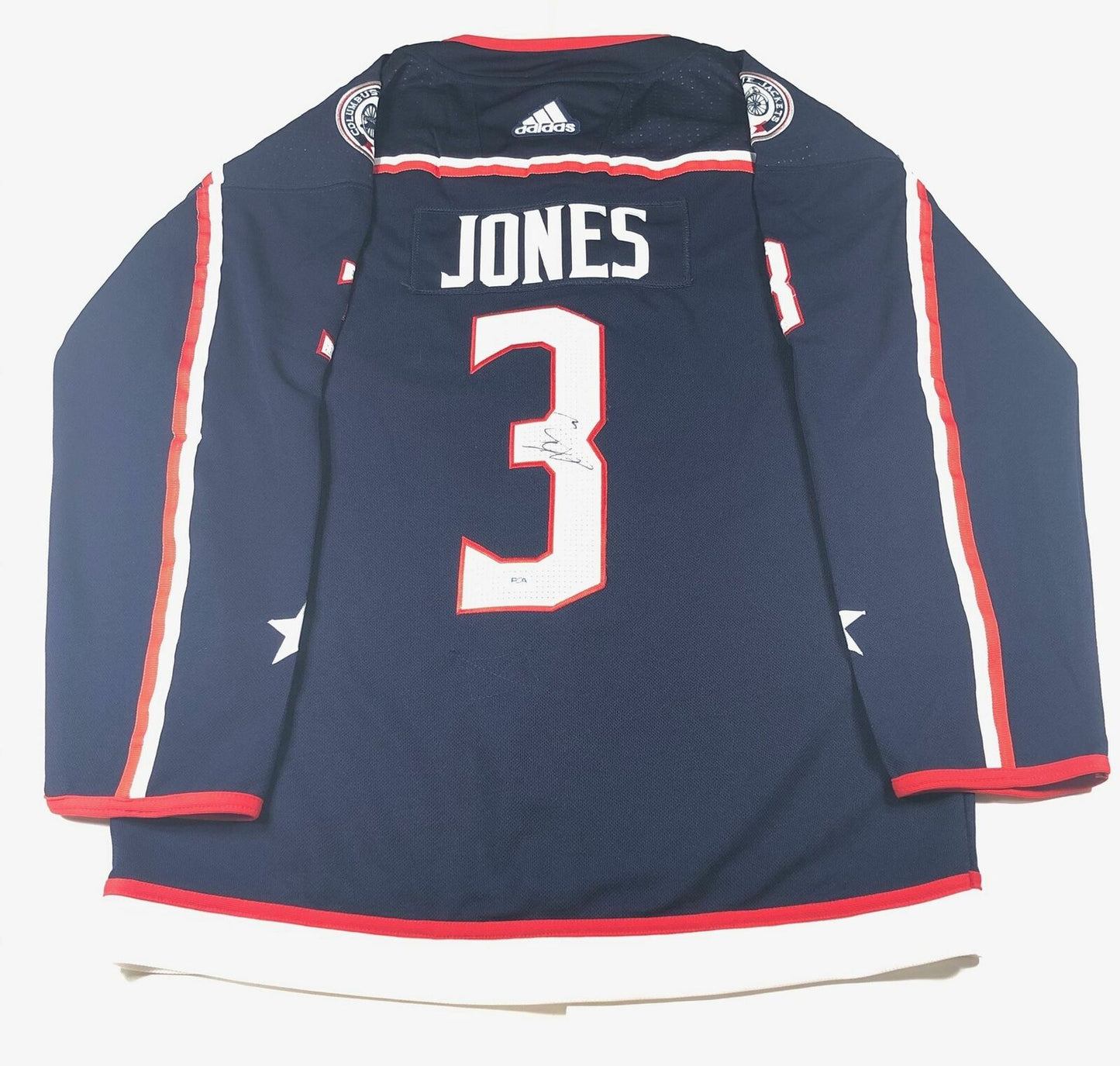 Seth Jones Signed Jersey PSA/DNA Columbus Blue Jackets Autographed