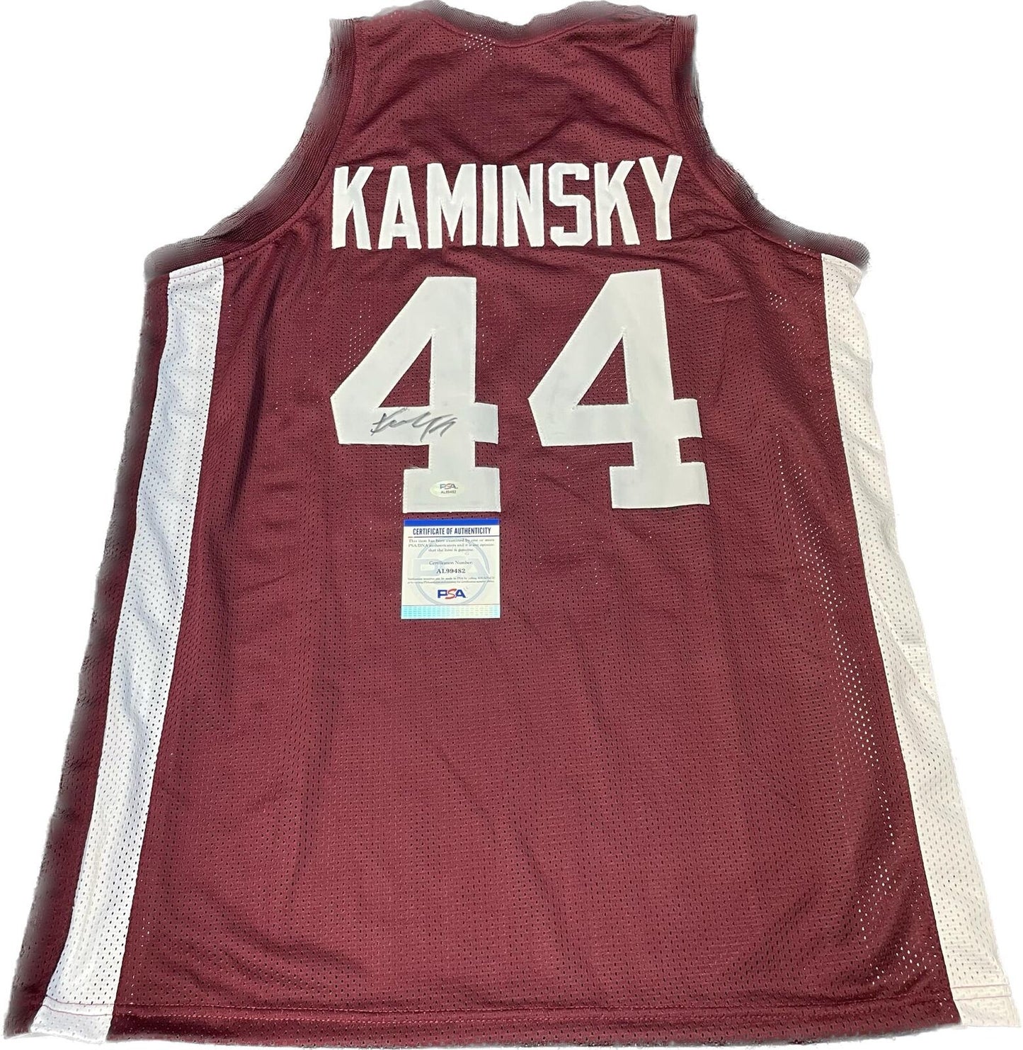 Frank Kaminsky signed jersey PSA/DNA Wisconsin Autographed