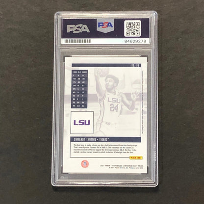 2021-22 Panini Chronicles Draft Picks #90 Cameron Thomas Signed Card  AUTO 10 PS