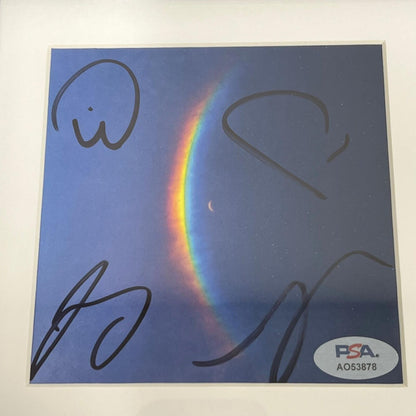 Coldplay signed Album CD Cover Framed PSA/DNA Autographed Moon Music