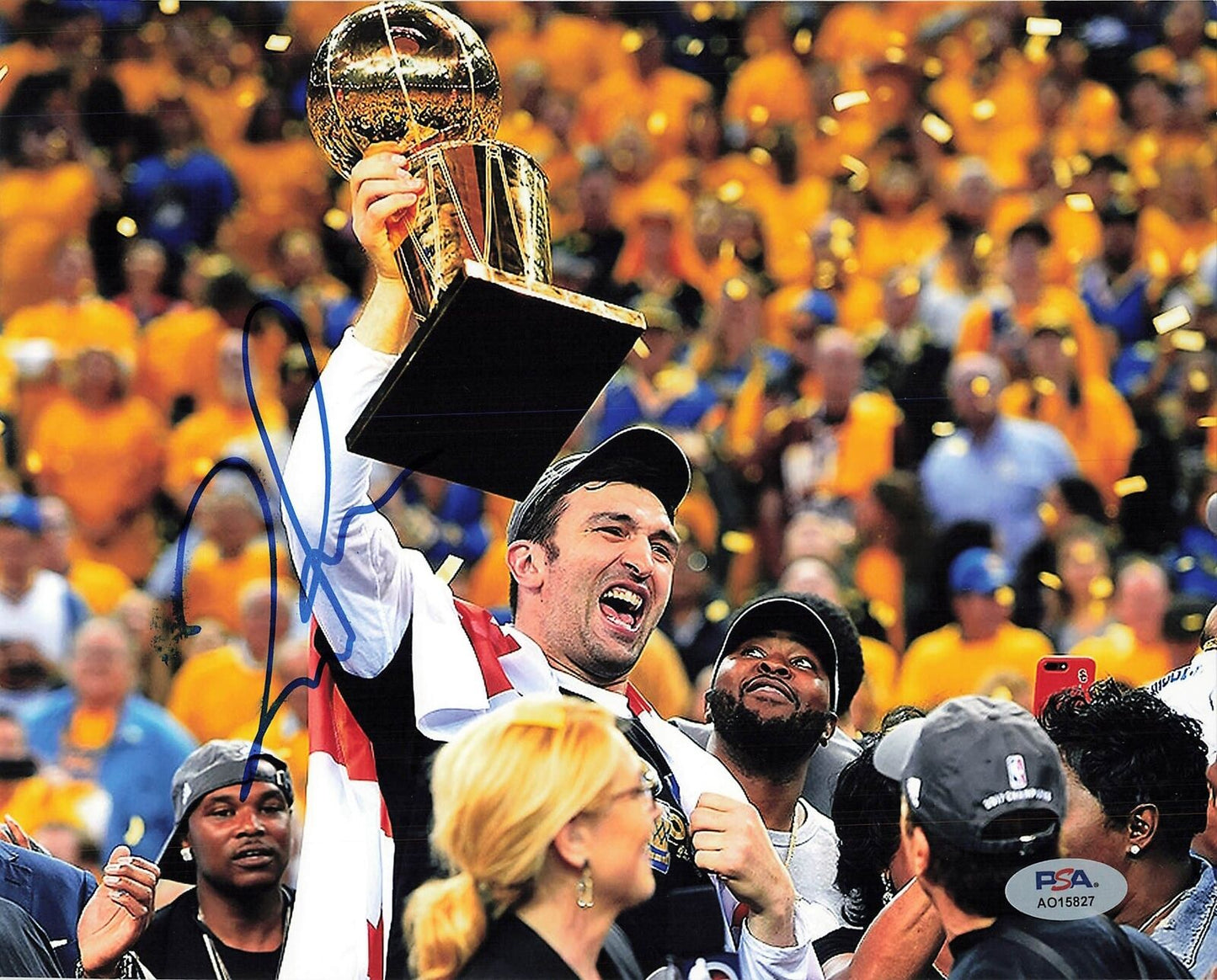 Zaza Pachulia signed 8x10 photo PSA/DNA Autographed Golden Sate Warriors