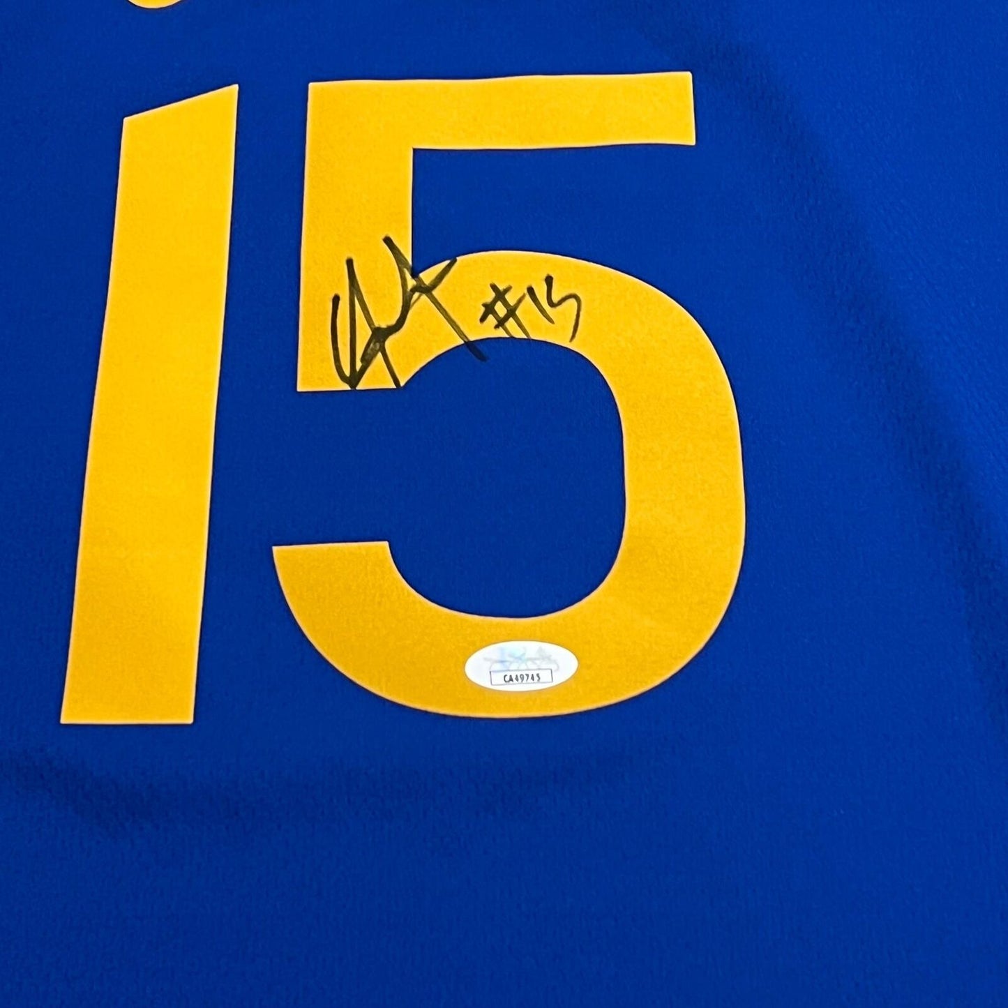 Gui Santos signed jersey JSA Golden State Warriors Autographed