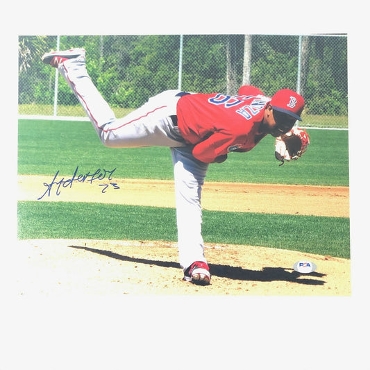 Anderson Espinoza signed 11x14 Photo PSA/DNA Red Sox autographed