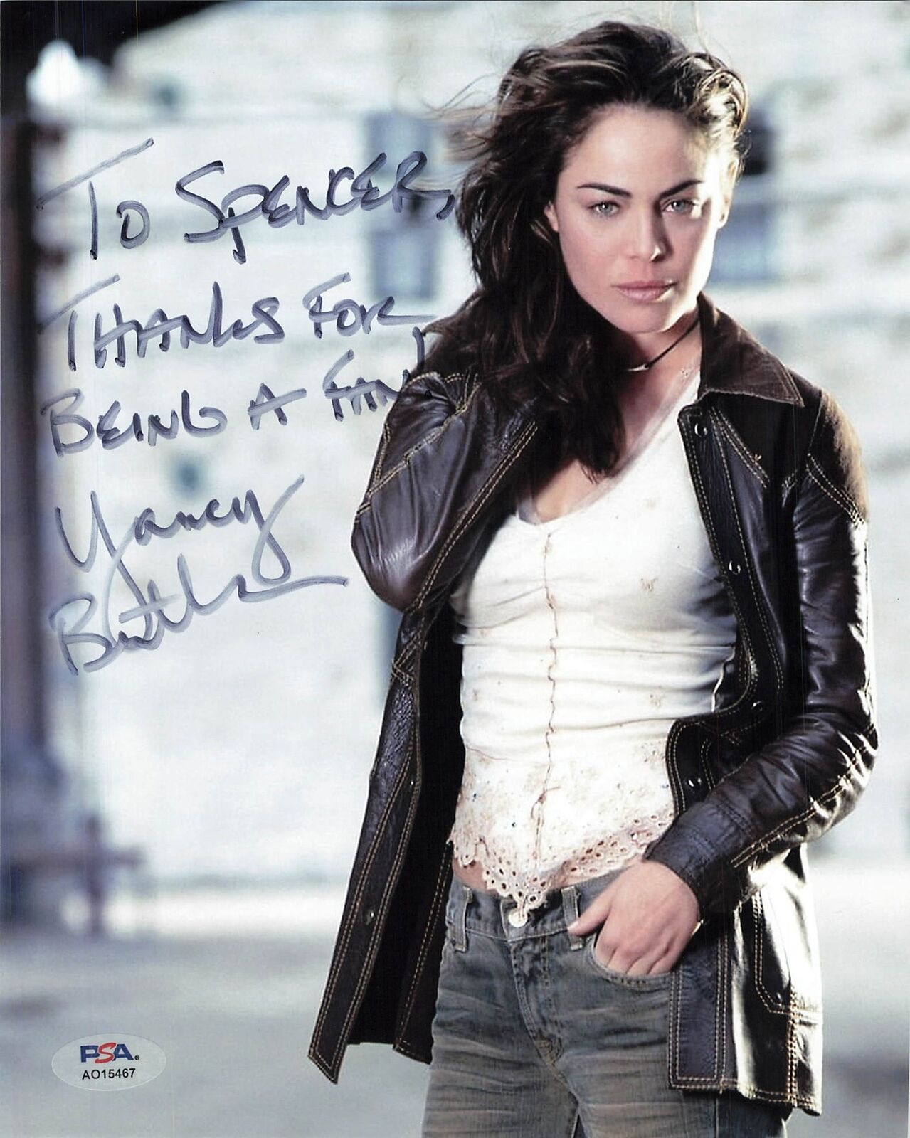 Yancy Butler signed 8x10 photo PSA/DNA Autographed Actress