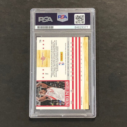 2011-12 NBA Hoops #74 Patrick Patterson Signed Card AUTO 10 PSA/DNA Slabbed Rock