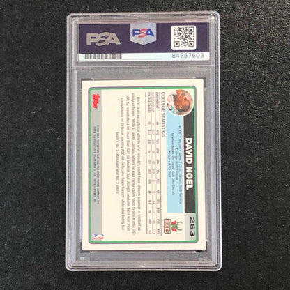 2006-07 Topps #263 David Noel Signed Card AUTO PSA/DNA Slabbed RC Rookie