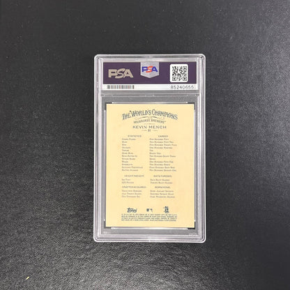 2007 Topps #91 Kevin Mench Signed Card PSA Slabbed Auto Brewers