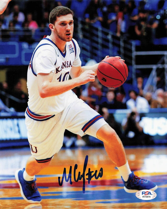 Sviatoslav Svi Mykhailiuk signed 8x10 photo PSA/DNA Autographed Kansas Jayhawks