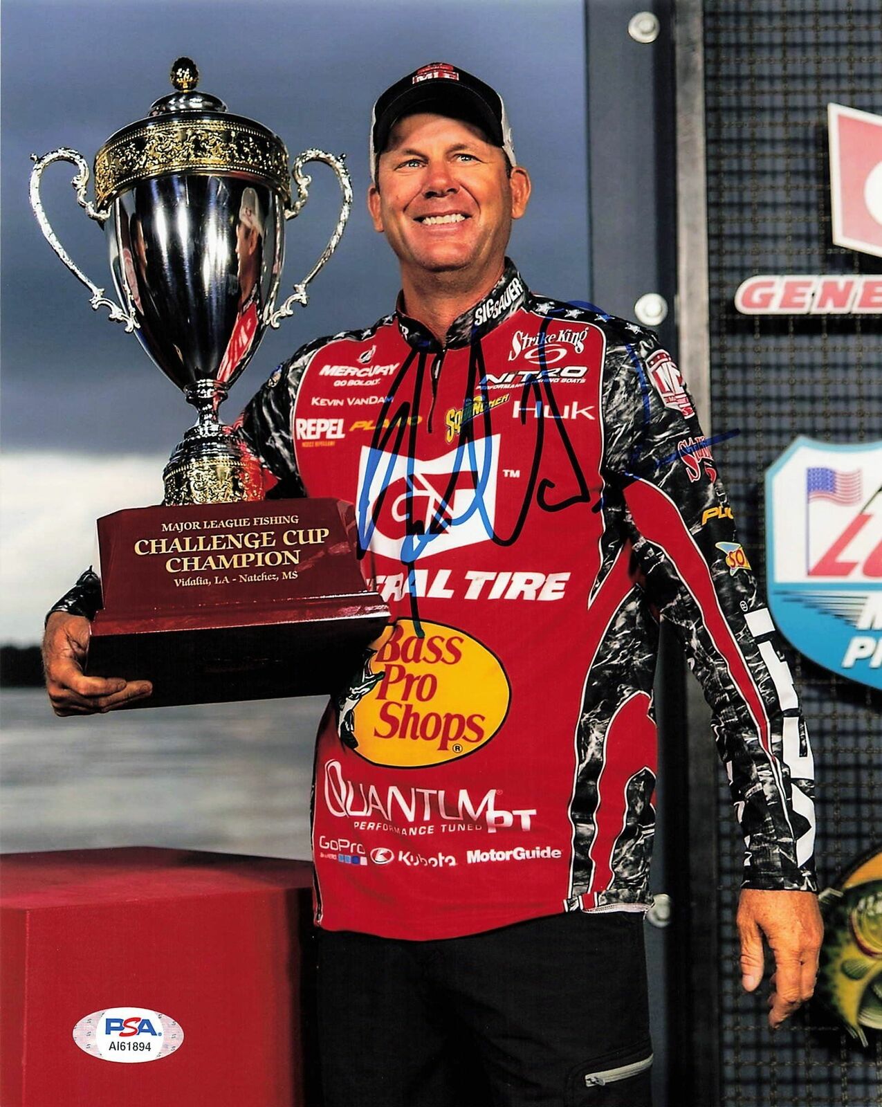 Kevin Vandam signed 8x10 photo PSA/DNA Autographed