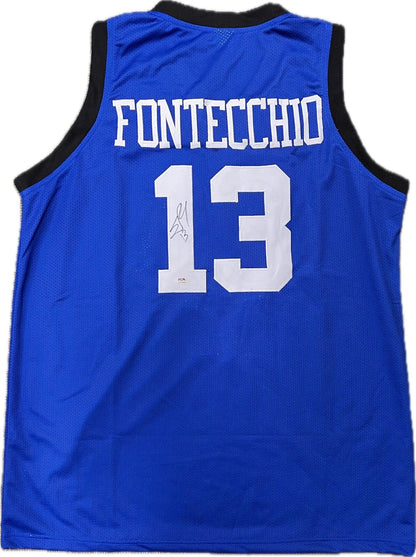 Simone Fontecchio signed jersey PSA/DNA Detroit Pistons Autographed Team Italy