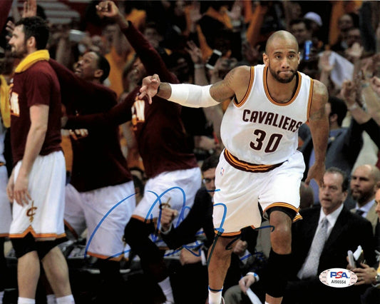 Dahntay Jones signed 8x10 photo PSA/DNA Cleveland Cavaliers Autographed