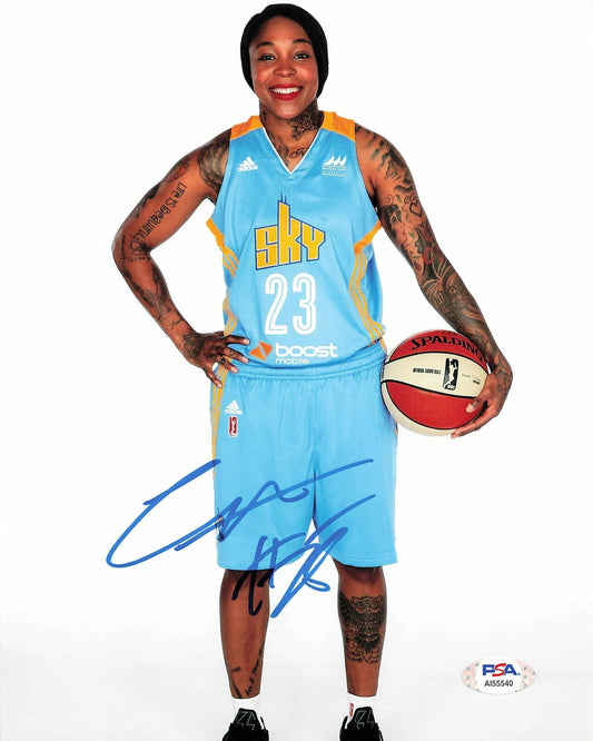 CAPPIE PONDEXTER Signed 8x10 photo WNBA PSA/DNA Autographed