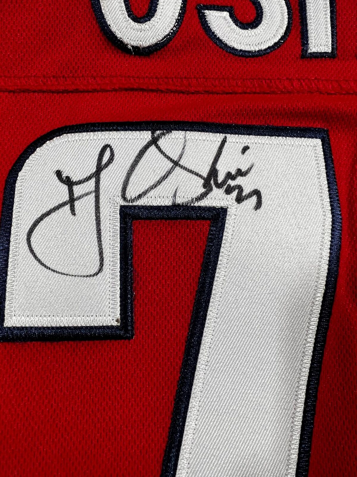 TJ Oshie Signed Jersey PSA/DNA Washington Capitals Autographed T.J.