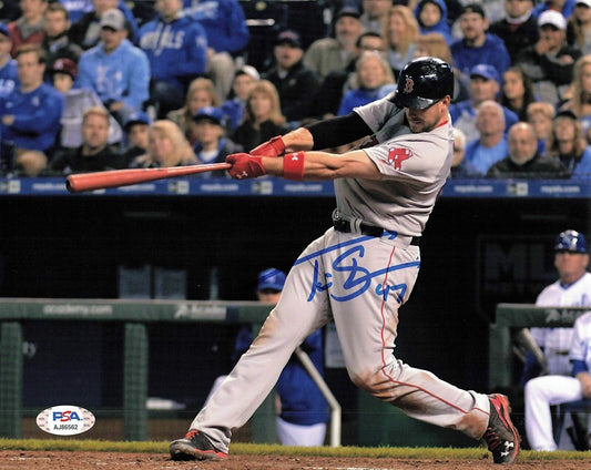 Travis Shaw signed 8x10 photo PSA/DNA Boston Red Sox Autographed