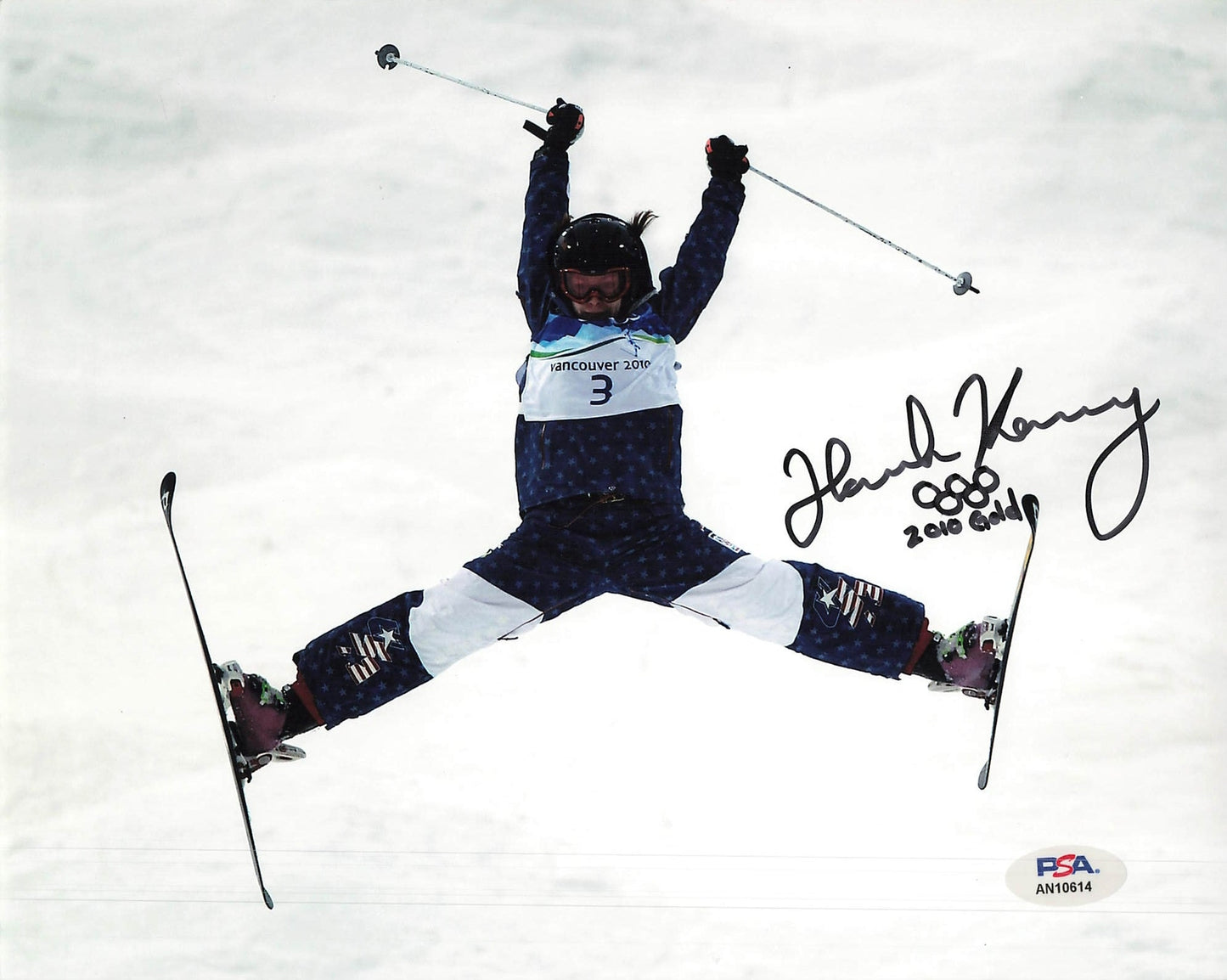 Hannah Kearney signed 8x10 photo PSA/DNA Team USA Ski Autographed