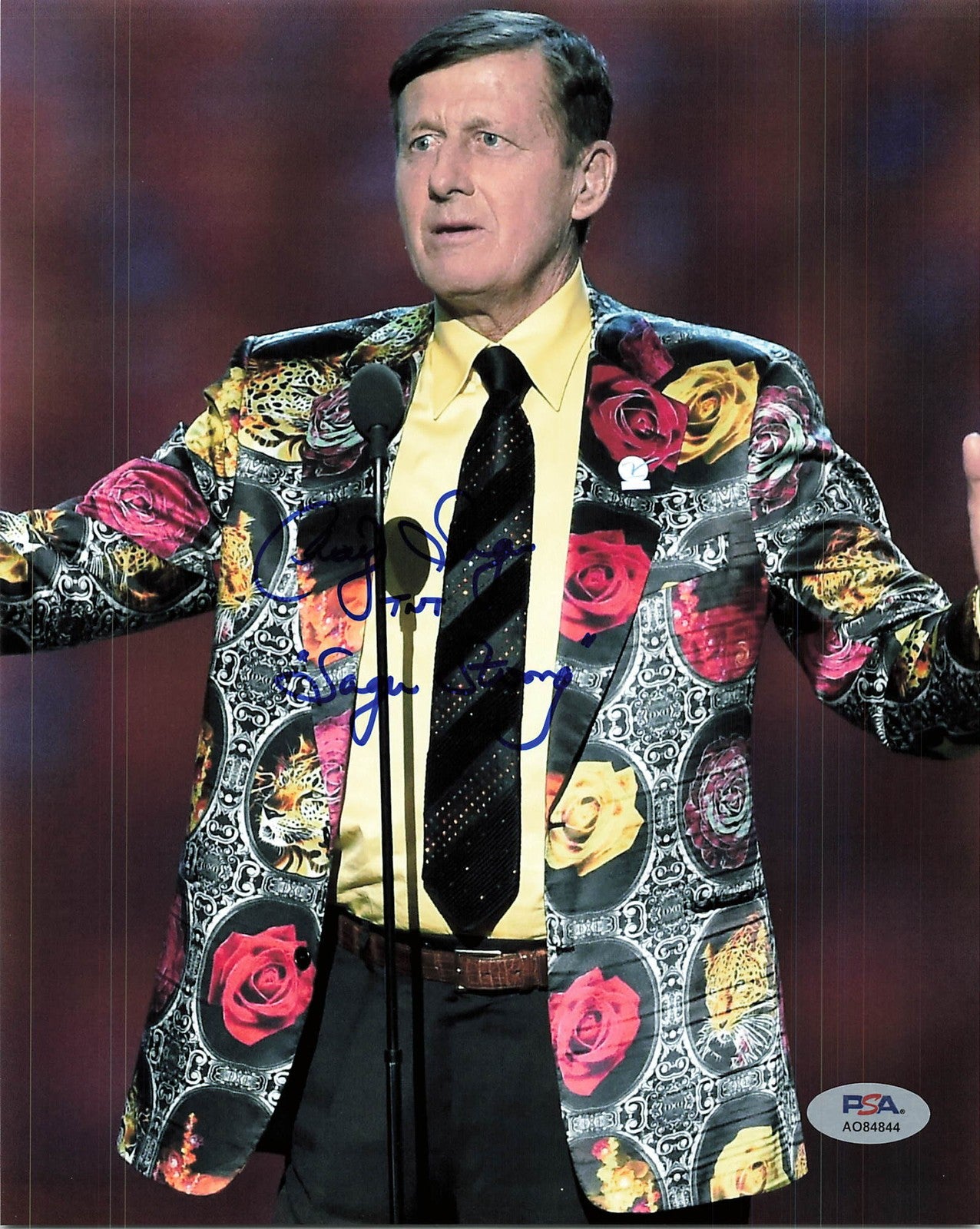 Craig Sager Signed 8x10 Photo PSA