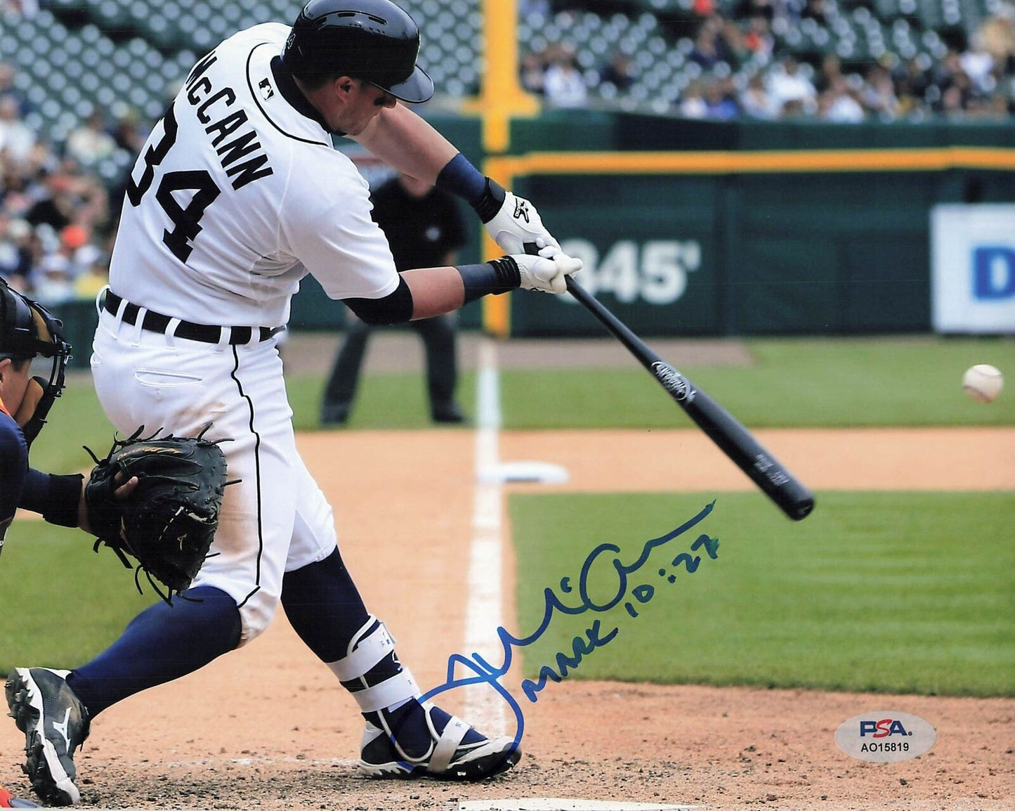 JAMES McCANN signed 8x10 photo PSA/DNA Chicago White Sox Autographed